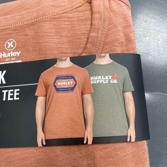 NEW Hurley Men's M 2-Pack Graphic Tee Classic Fit 100% Cotton - Picture 4 of 6